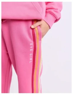 Eve Girl Retro Trackpant (8-16 Years) in Pink