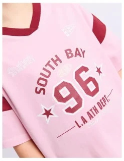 Eve Girl South Bay Jersey (8-16 Years) in Pale Pink