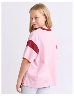 Eve Girl South Bay Jersey (8-16 Years) in Pale Pink
