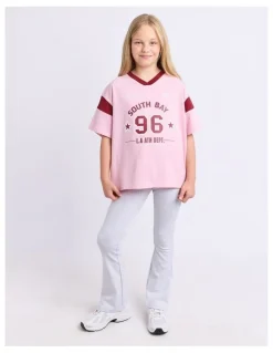 Eve Girl South Bay Jersey (8-16 Years) in Pale Pink