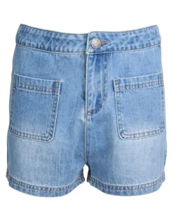 Eve Girl Stella Short (8 - 16 Years) in Mid Blue