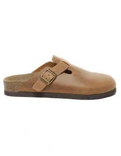 Ever AU Brooklyn Buckle Sandal in Chestnut