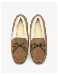 Ever AU Miracle Moccasin Loafers in Chestnut