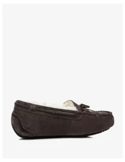 Ever AU Miracle Moccasin Loafers in Chocolate