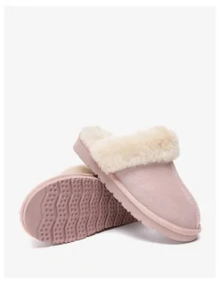 Ever AU Muffin Slipper Suede in Pink