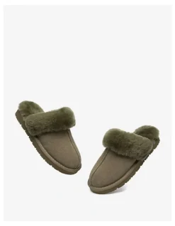 Ever AU Muffin Slipper Suede in Caribou