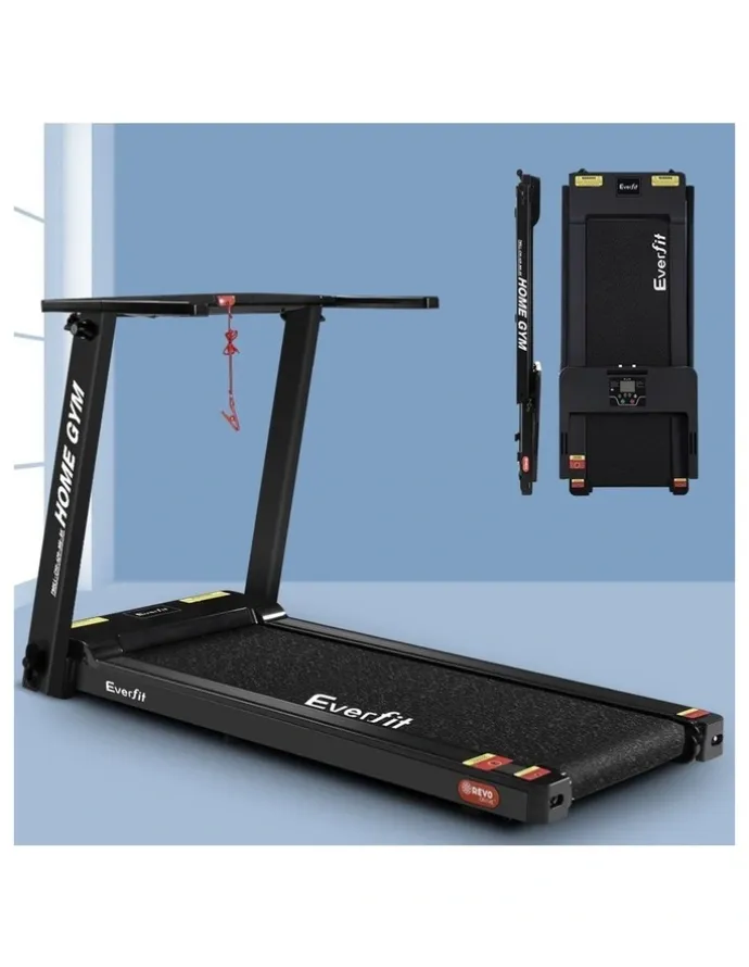 Everfit Electric Treadmill Home Gym Fitness Exercise Fully Foldable 420mm in Black