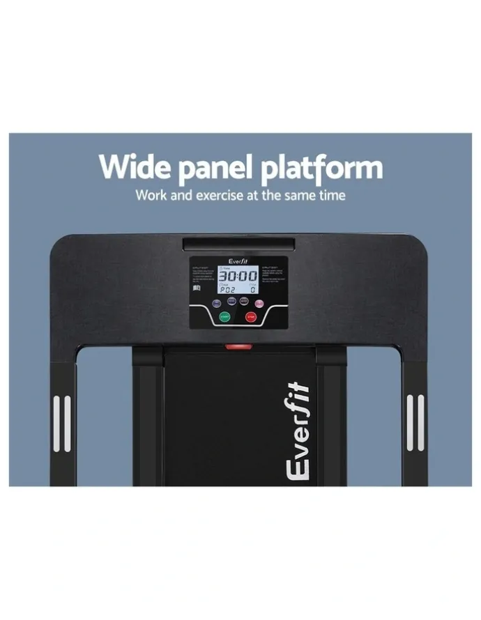 Everfit Electric Treadmill Home Gym Fitness Exercise Fully Foldable 420mm in Black