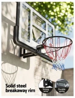Everfit Everfit 43-Inch Wall Mount Kids Basketball Hoop Backboard Outdoor Sports