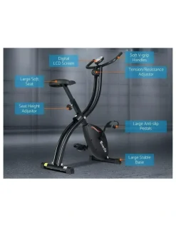 Everfit Exercise Bike X-Bike Folding Magnetic Bicycle Cycling Flywheel Fitness Machine