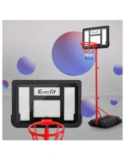 Everfit Kids Basketball Hoop 1.6M in Black