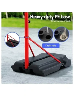 Everfit Kids Basketball Hoop 1.6M in Black