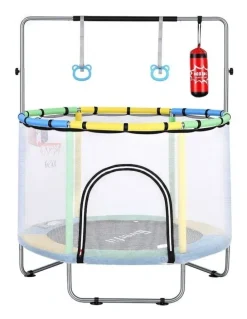 Everfit Rebounder With Basketball Set Sandbag Boxing Trampoline Game 55inch