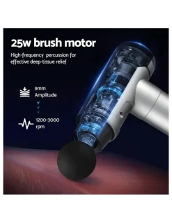 Everfit 30 Speed 6 Heads Vibration Muscle Chargeable Gun Massager