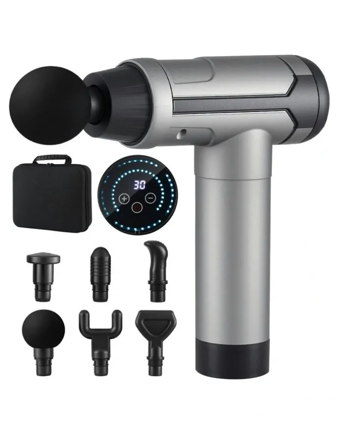 Everfit 30 Speed 6 Heads Vibration Muscle Chargeable Gun Massager