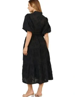 Fate & Becker Gardenia Dress in Black