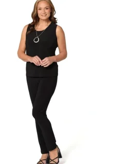 Fella Hamilton Hush Shorter Camisole in Black