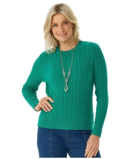 Fella Hamilton Kidman Cable Sweater