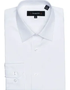 Ferrari Formalwear Zenetti Tailored Dress Shirt in White