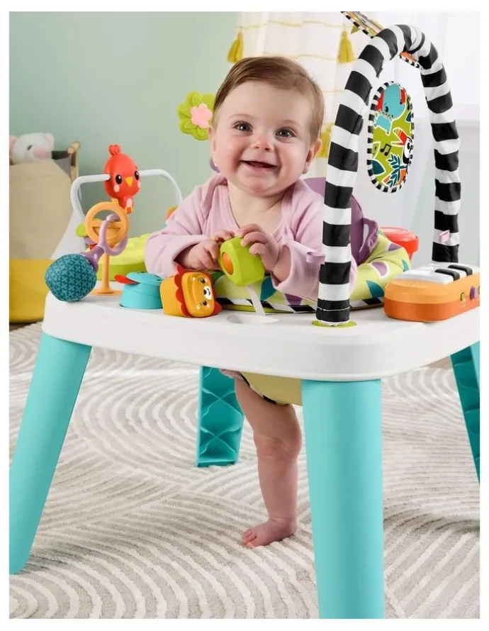 Fisher-Price 2-in-1 Purple Monkey Musical Activity Centre