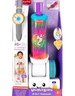 Fisher-Price Laugh And Learn 2-in-1 Vacuum Toddler Electronic Learning Toy