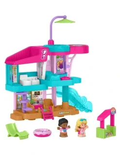 Fisher-Price Little People Barbie Beach House Toddler Playset