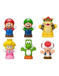 Fisher-Price My Mario Figure 6-Pack Toy Set