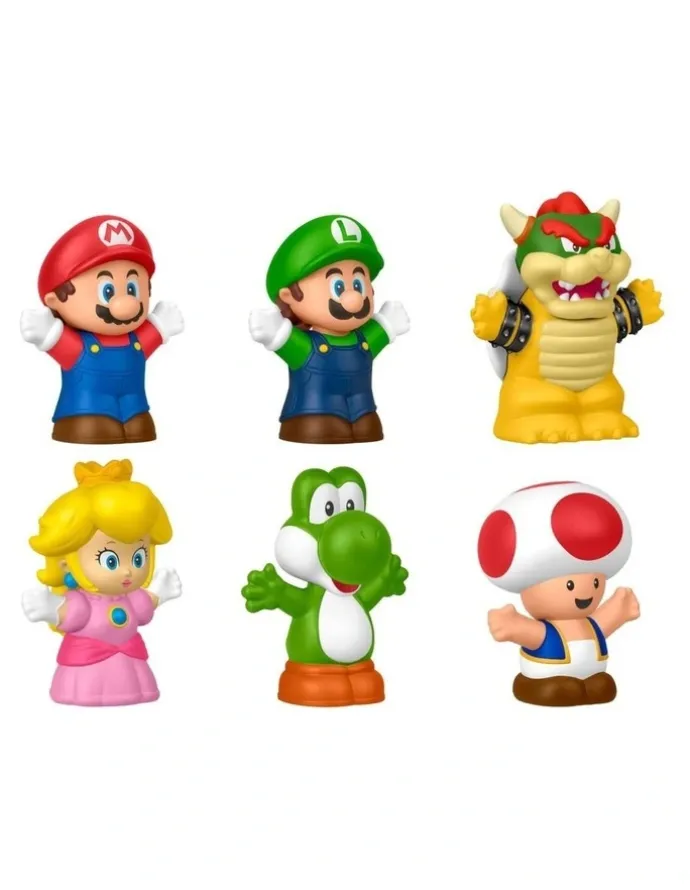 Fisher-Price My Mario Figure 6-Pack Toy Set