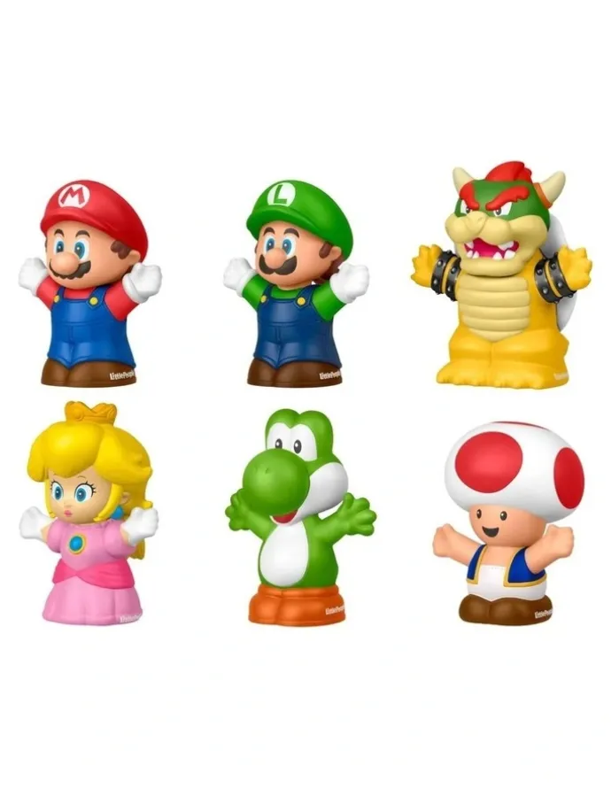 Fisher-Price My Mario Figure 6-Pack Toy Set