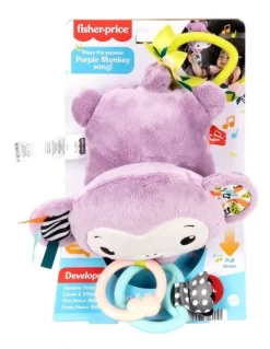 Fisher-Price Sing And Go Purple Monkey Plush