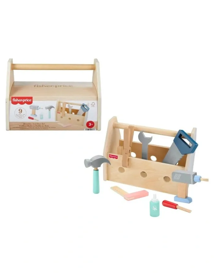 Fisher-Price Wooden Tool Box Set