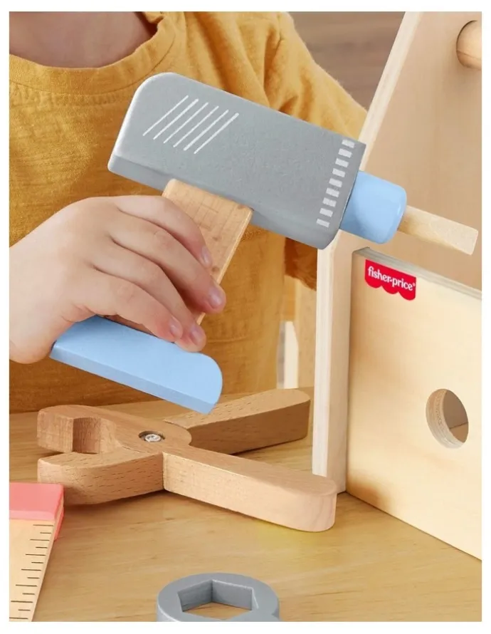 Fisher-Price Wooden Tool Box Set