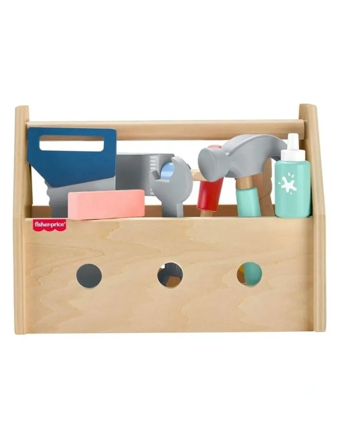 Fisher-Price Wooden Tool Box Set
