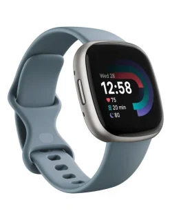 Fitbit Versa 4 in Waterfall Blue/Platinum FB523SRAG-FRCJK