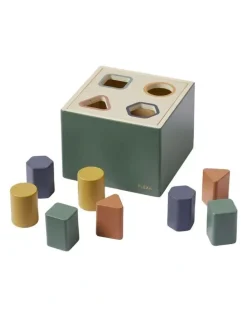 Flexa Wooden Shape Sorting Box