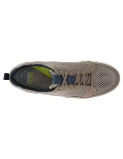 Florsheim City Rally Knit Lace To Toe Sneaker in Khaki