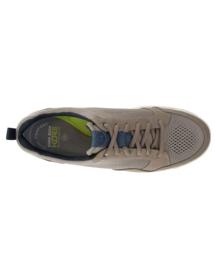 Florsheim City Rally Knit Lace To Toe Sneaker in Khaki