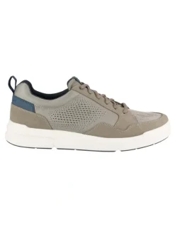 Florsheim City Rally Knit Lace To Toe Sneaker in Khaki