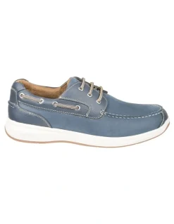 Florsheim Great Lakes Moc Toe Derby in Navy