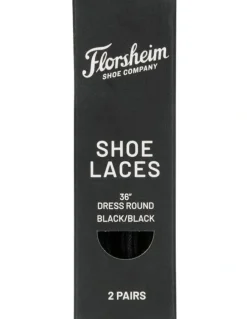 Florsheim Round 91 Dress Shoe Laces in Black