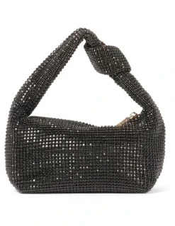 Forever New Signature Daphne Knot Embellished Bag in Black