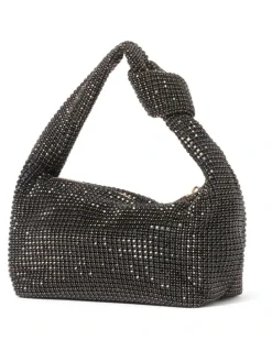 Forever New Signature Daphne Knot Embellished Bag in Black