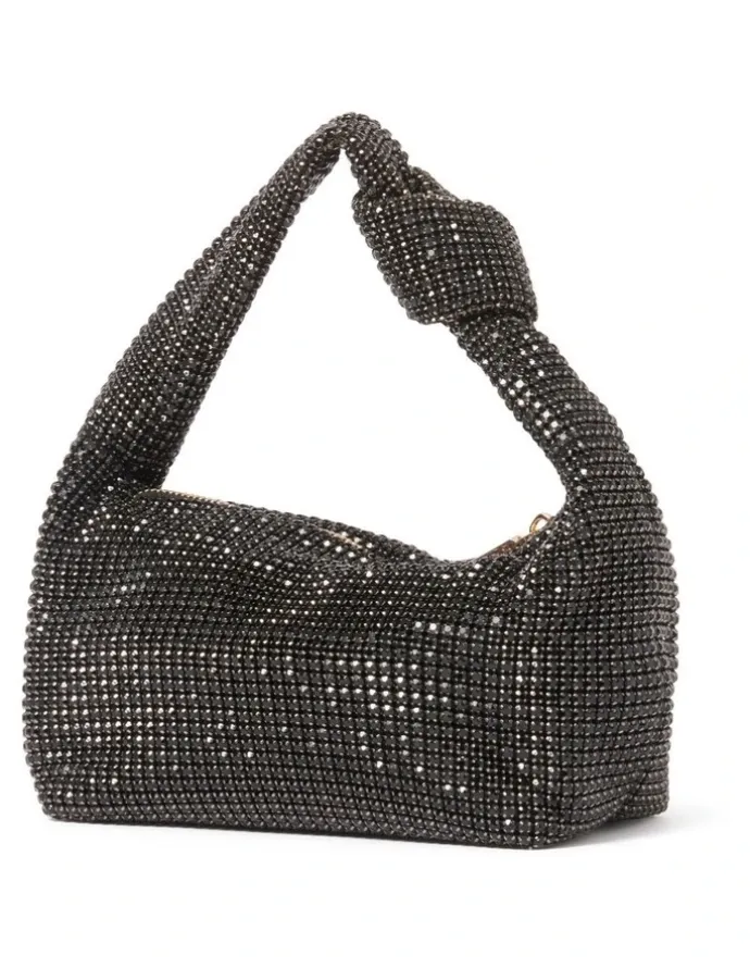 Forever New Signature Daphne Knot Embellished Bag in Black