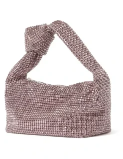 Forever New Signature Daphne Knot Embellished Bag in Purple