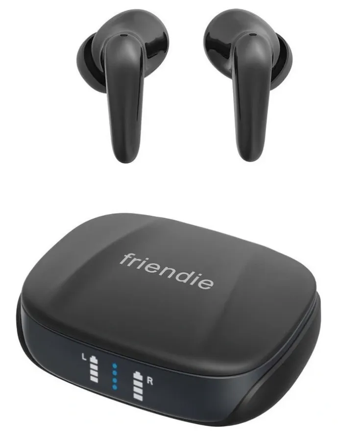 Friendie Air Focus ANC In Ear Wireless Headphones Matte Black