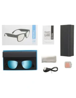 Friendie Frames Classic Cobalt Blue Polarised Lens Audio Sunglasses