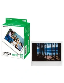 Fujifilm Instax 85405 Wide Film 20 Pack in White