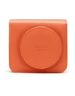 Fujifilm Terracotta Instax Square SQ1 Leather Case in Orange