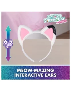 Gabby's Dollhouse Meow-mazing Interactive Ears Headband with Lights