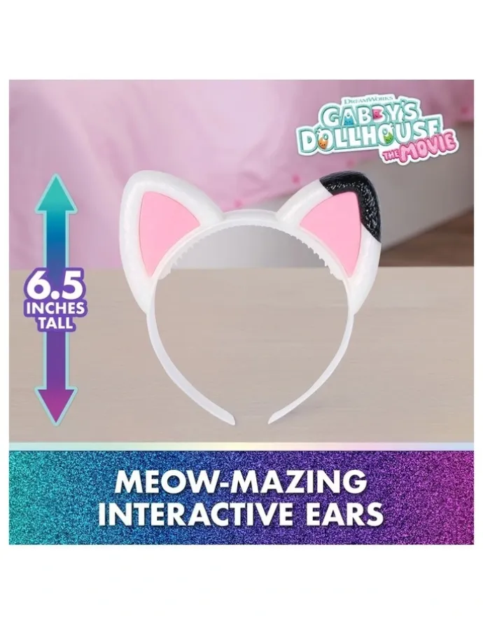 Gabby's Dollhouse Meow-mazing Interactive Ears Headband with Lights